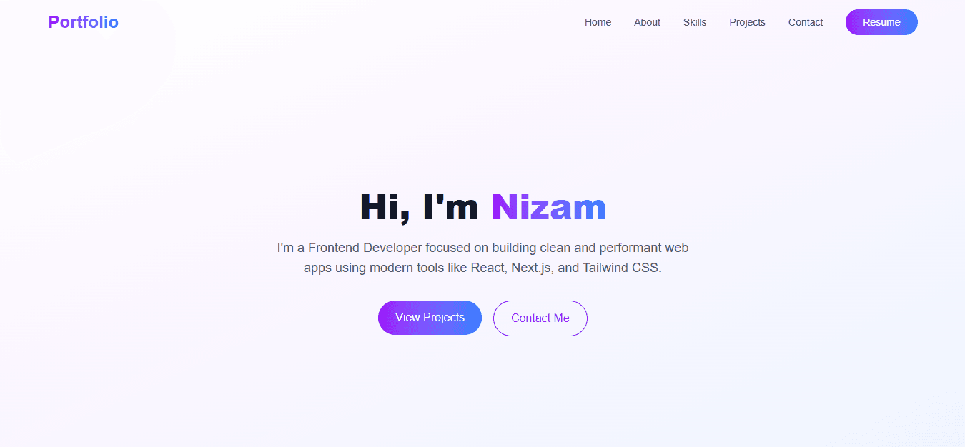 Portfolio Website