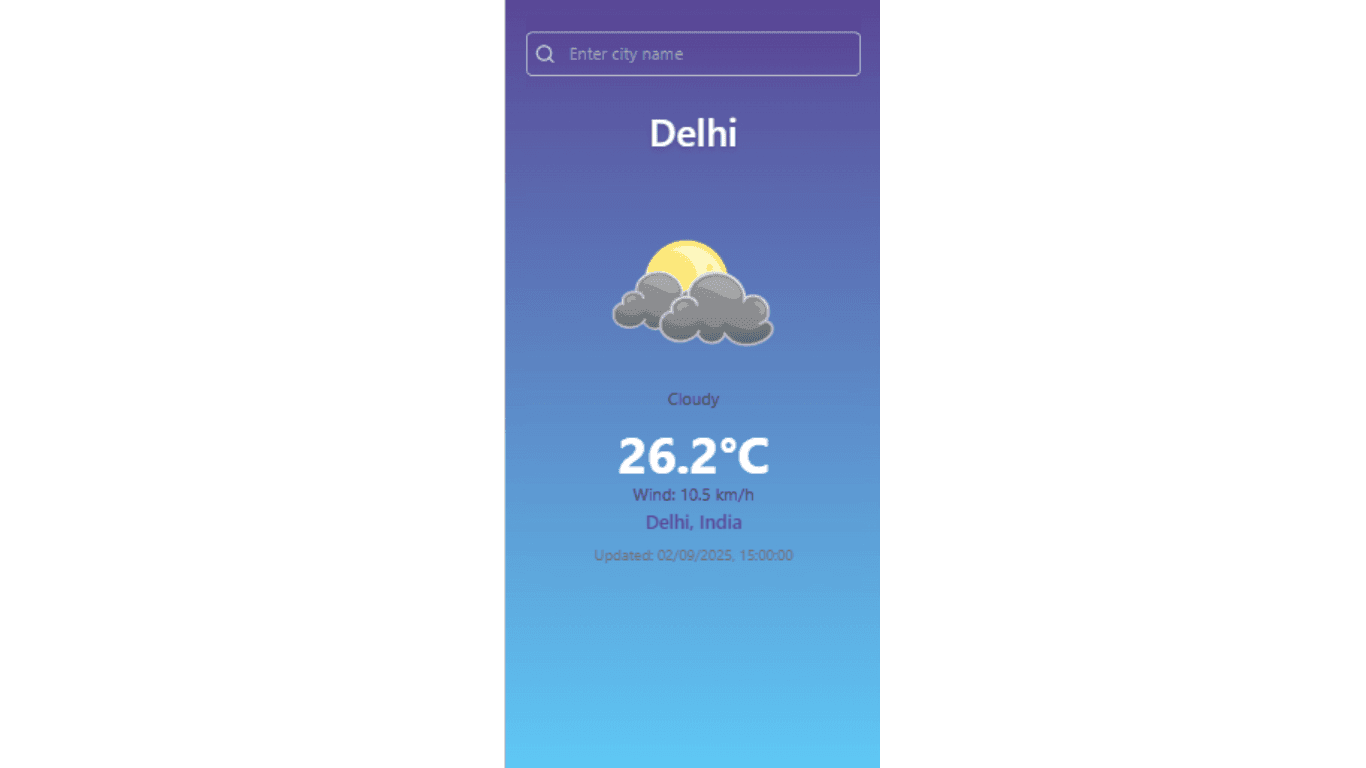 Weather Now